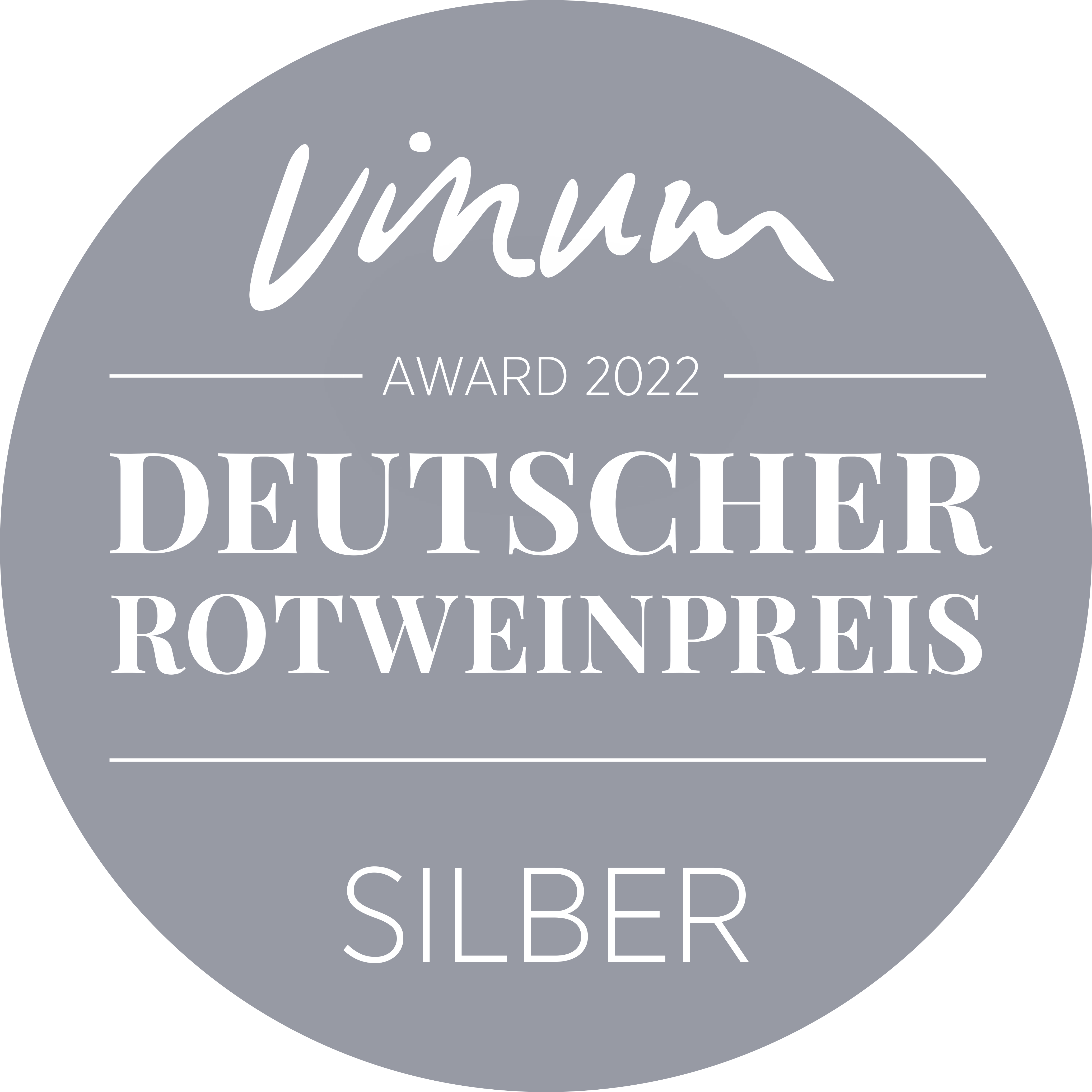 VINUM-Deutscher Rotweinpreis 2022 Silber